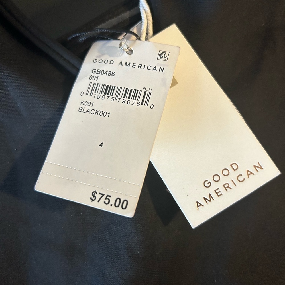 Good American Scuba Deep V Bar Bodysuit - Picture 6 of 7